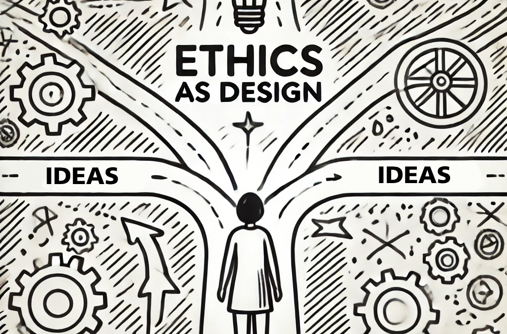 Ethics as Design image with multiple roads and options